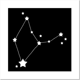 Virgo Stars Zodiac Constellation Posters and Art